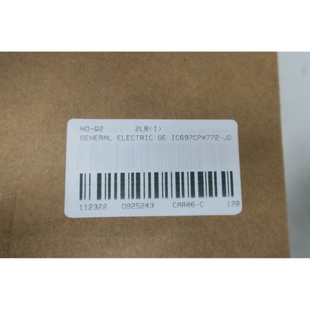 Ge Fanuc Central Unit Processor Module IC697CPX772-JD